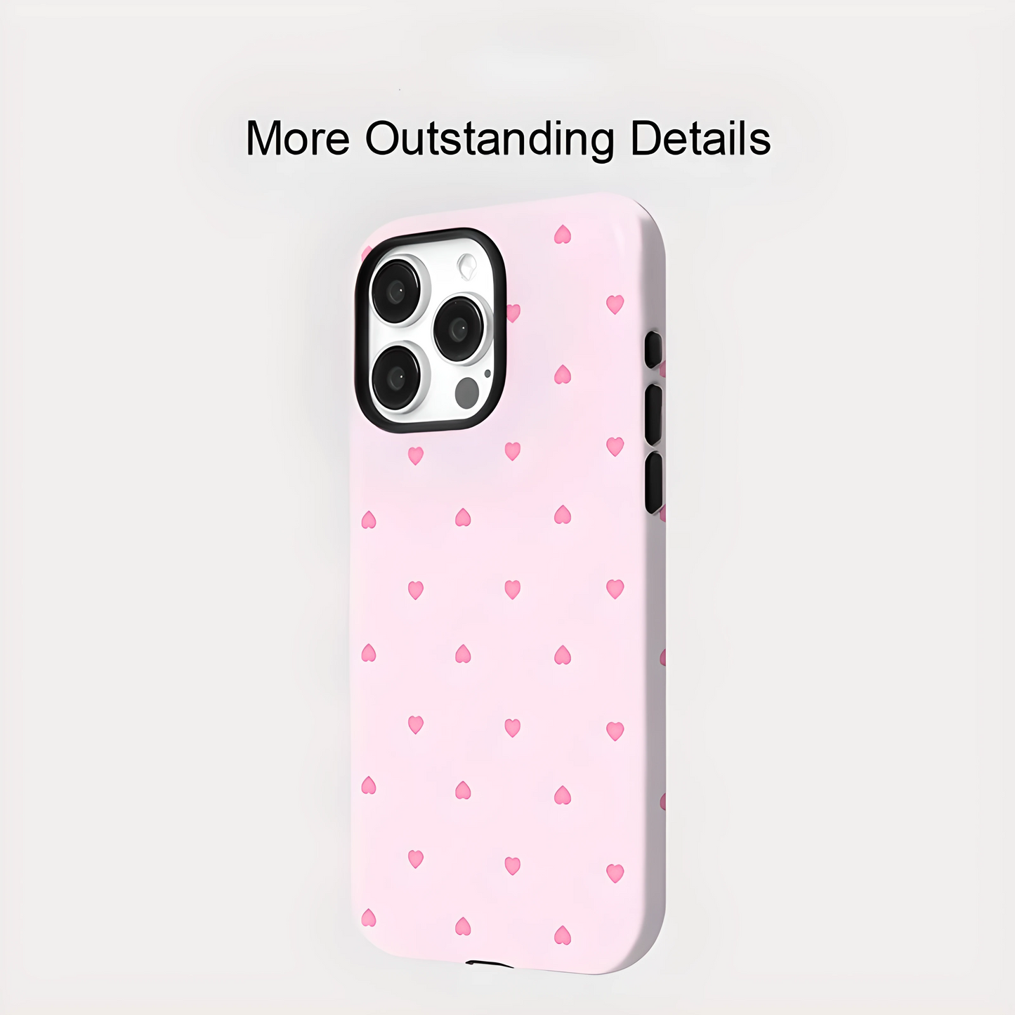 Love Heart Pattern MagSafe Shockproof iPhone Case for iPhone 11–16 Pro Max