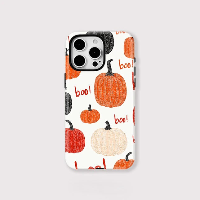 Pumpkin Matte Silicone MagSafe Magnetic Wireless Charging Case for iPhone 11–16 Pro Max