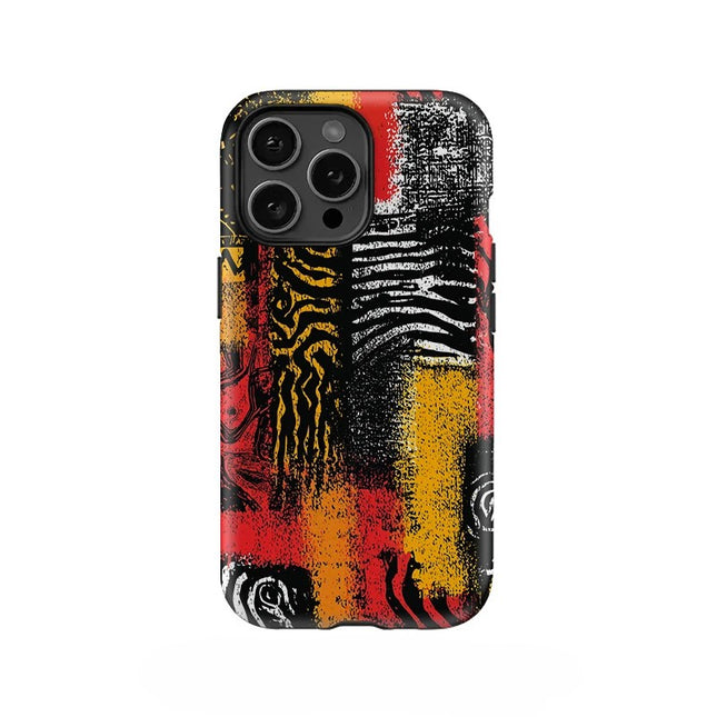 Painting Matte Soft Silicone TPU Protective Case for iPhone 11–16 Pro Max
