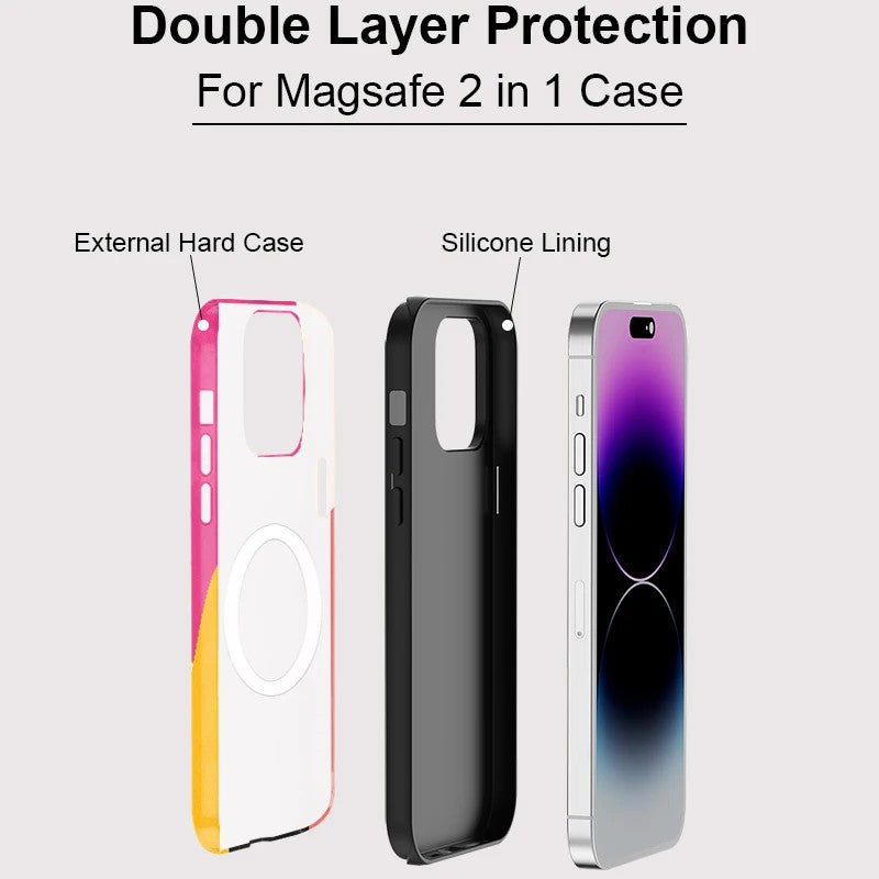 Fashion Art Painting MagSafe Shockproof iPhone Case for iPhone 11–16 Pro Max