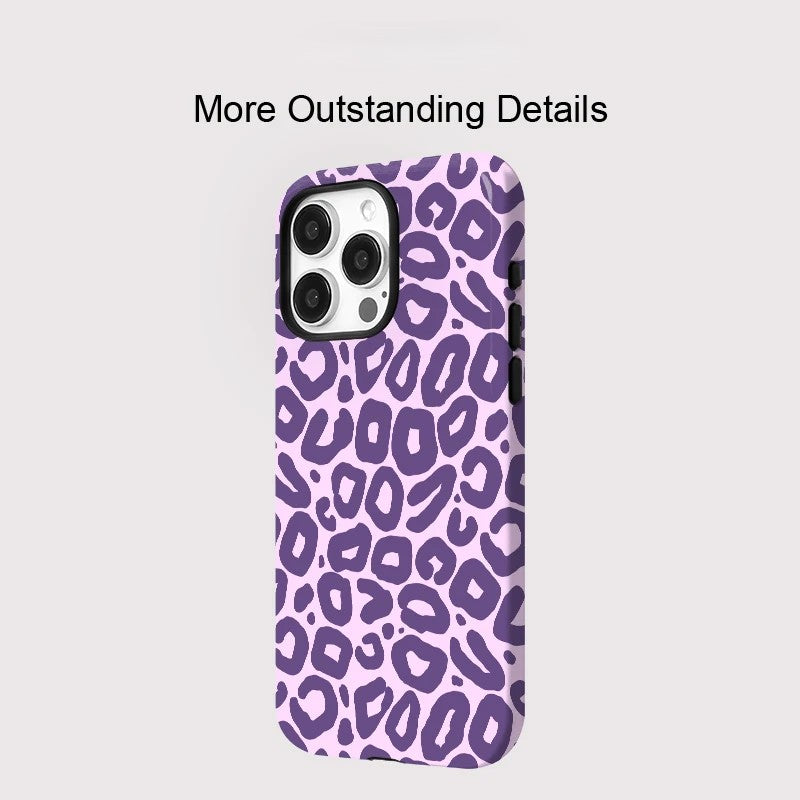 Luxury Leopard Print MagSafe Shockproof iPhone Case for iPhone 11–16 Pro Max