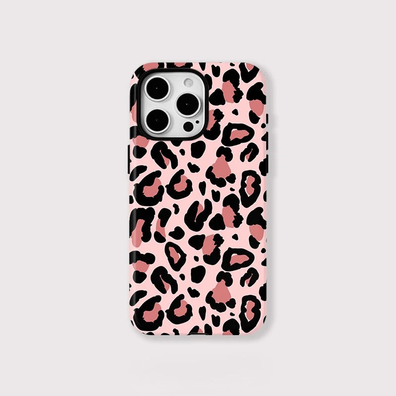 Leopard Pattern MagSafe Shockproof iPhone Case for iPhone 11–16 Pro Max Plus
