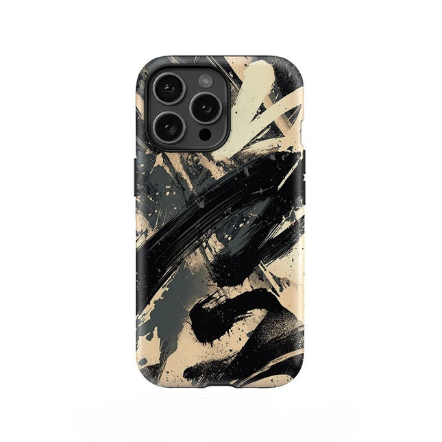 Art Painting Silicone Soft Shockproof Acrylic Case for iPhone 11–16 Pro Max