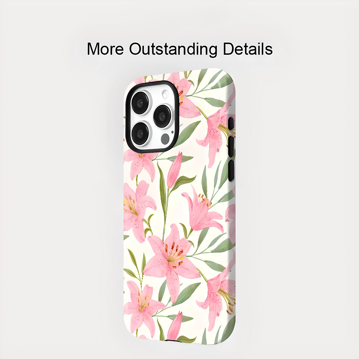 Flower Pattern MagSafe Shockproof iPhone Case for iPhone 11–16 Pro Max