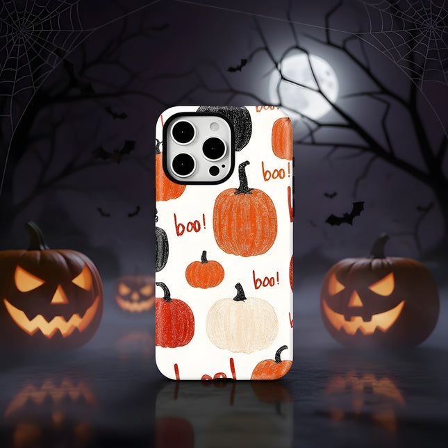 Pumpkin Matte Silicone MagSafe Magnetic Wireless Charging Case for iPhone 11–16 Pro Max