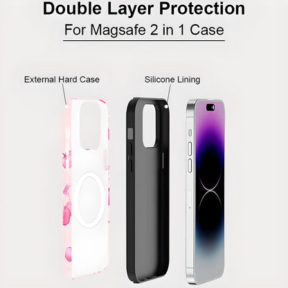 Cherry MagSafe Shockproof iPhone Case for iPhone 11–16 Pro Max