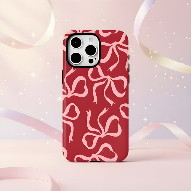 Lovely Bow MagSafe Shockproof iPhone Case for iPhone 11–16 Pro Max