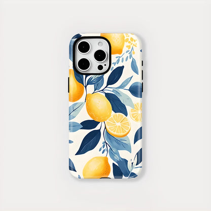 Lemon Pattern MagSafe Shockproof iPhone Case for iPhone 11–16 Pro Max