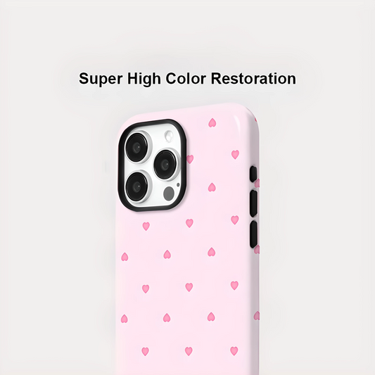 Love Heart Pattern MagSafe Shockproof iPhone Case for iPhone 11–16 Pro Max