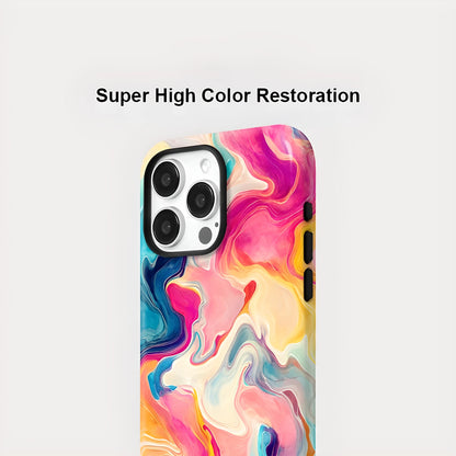 Colourful Lines MagSafe Shockproof iPhone Case for iPhone 11–16 Pro Max