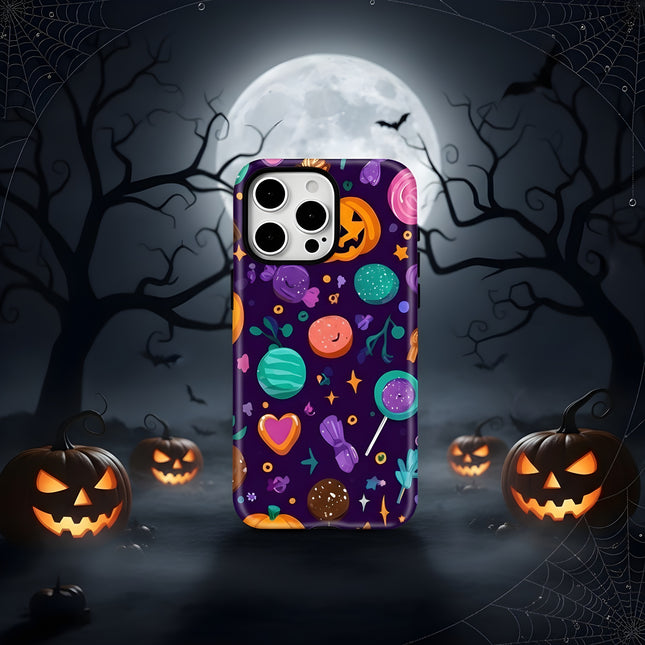 Pumpkin Print Shockproof Magnetic Case for iPhone 11–16 Pro Max