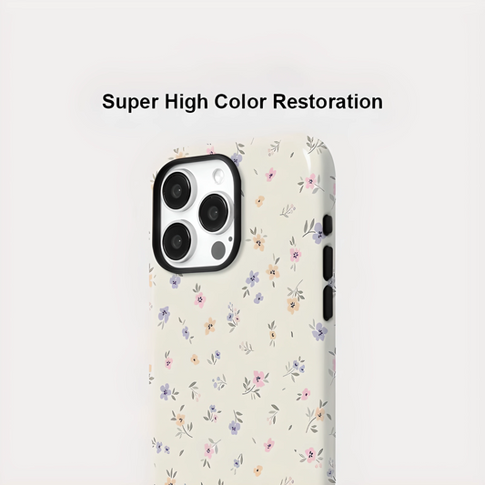 Acrylic Flower MagSafe Shockproof iPhone Case for iPhone 11–16 Pro Max