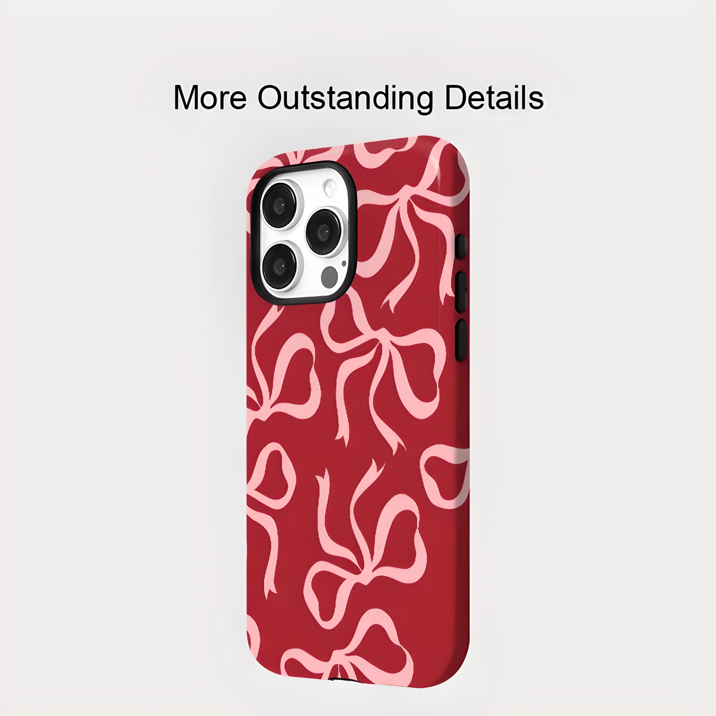 Lovely Bow MagSafe Shockproof iPhone Case for iPhone 11–16 Pro Max