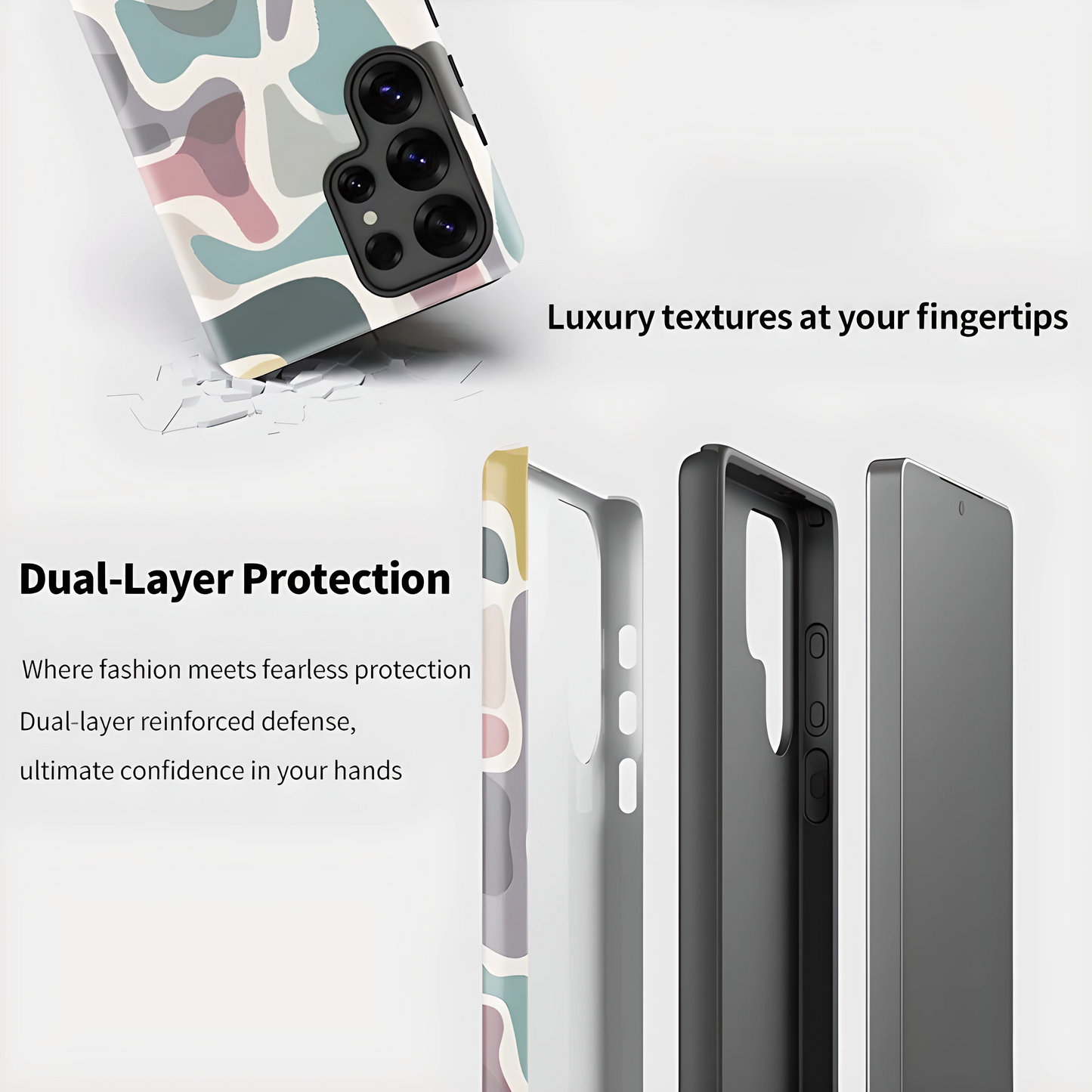 Artistry Case — Painting Pattern Shockproof Cover for Samsung Galaxy S23–S25 Series