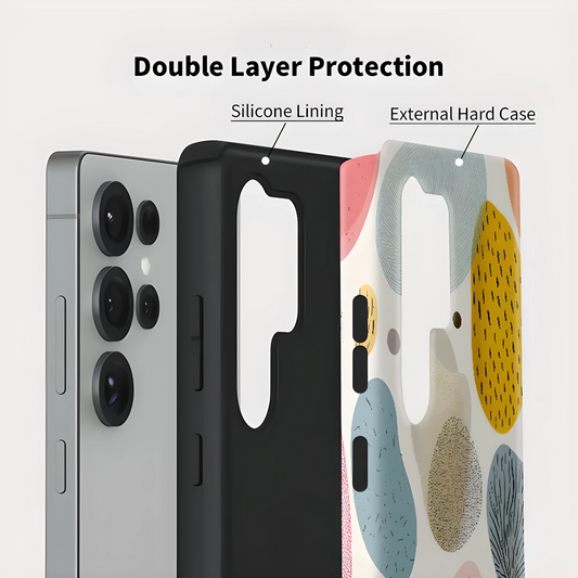 Artistry Painting Silicone Shockproof Case for Samsung Galaxy S23–S25 Series