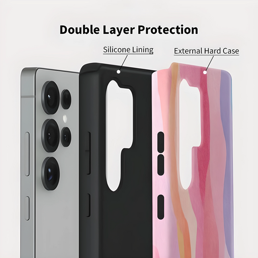 Art Matte Painting Shockproof Case for Samsung Galaxy S23–S25 Series