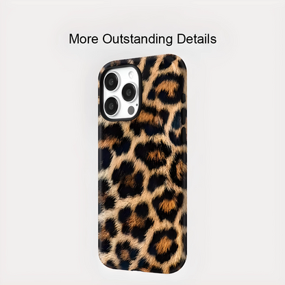 Leopard MagSafe Shockproof iPhone Case for iPhone 11–16 Pro Max