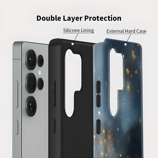 Matte Acrylic Magnetic Shockproof Case for Samsung Galaxy S23–S25 Series