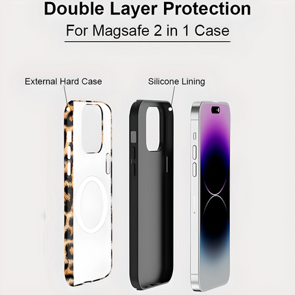 Leopard MagSafe Shockproof iPhone Case for iPhone 11–16 Pro Max