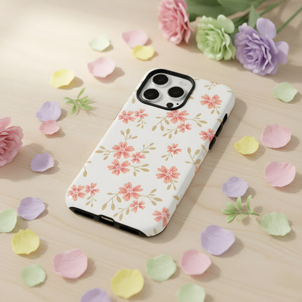 Floral Pattern Magnetic MagSafe Shockproof iPhone Case for iPhone 11–16 Pro Max