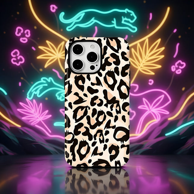 Luxury Leopard Print MagSafe Shockproof iPhone Case for iPhone 11–16 Pro Max
