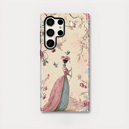Bloom & Bird Silicone Shockproof Case for Samsung Galaxy S23–S25 Series