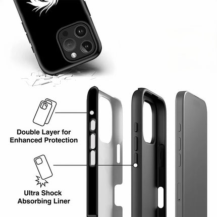 Luxury Painting Soft Silicone Hard PC Matte Case for iPhone 11–16 Pro Max