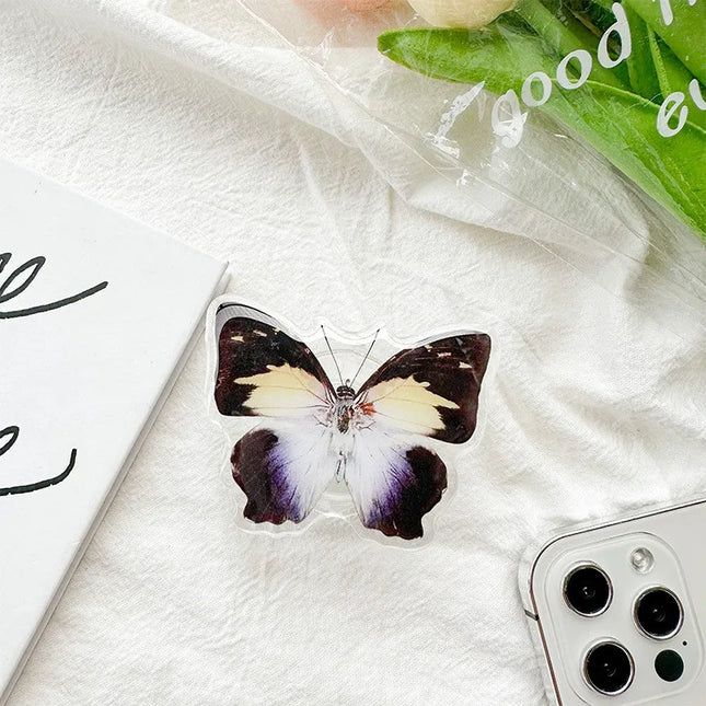 3D Butterfly Insect Foldable Finger Grip Ring Stand