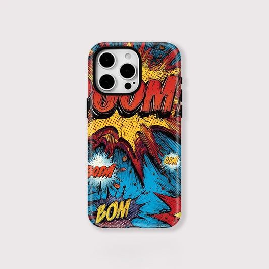 BOM Painting Pattern MagSafe Shockproof iPhone Case for iPhone 11–16 Pro Max