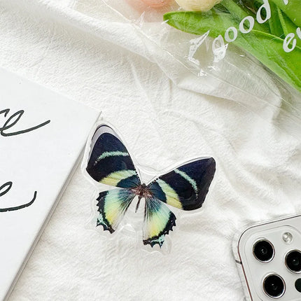 3D Butterfly Insect Foldable Finger Grip Ring Stand