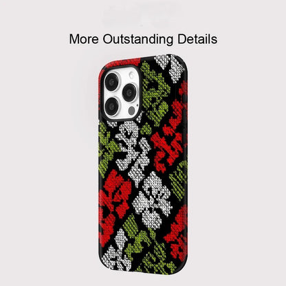 Art Painting Pattern Matte MagSafe Shockproof iPhone Case for iPhone 11–16 Pro Max