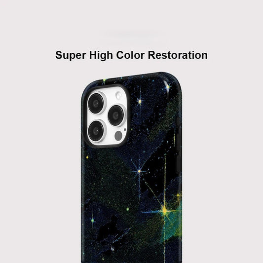 Acrylic Sky Starry MagSafe Shockproof iPhone Case for iPhone 11–16 Pro Max