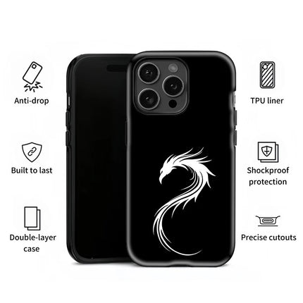 Luxury Painting Soft Silicone Hard PC Matte Case for iPhone 11–16 Pro Max
