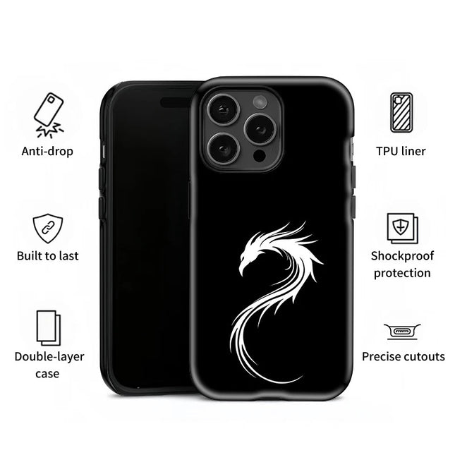 Luxury Painting Soft Silicone Hard PC Matte Case for iPhone 11–16 Pro Max