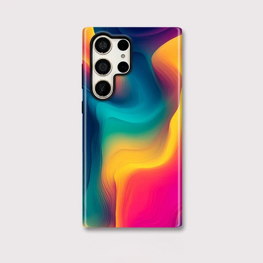Colorful Art Painting Shockproof Phone Case for Samsung Galaxy S23–S25