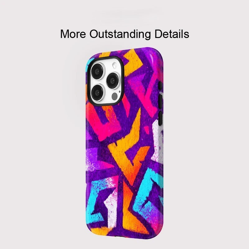 Colourful Art Painting MagSafe Shockproof iPhone Case for iPhone 11–16 Pro Max