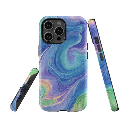 Painting Shockproof Soft Double-Layer TPU Case for iPhone 11–16 Pro Max