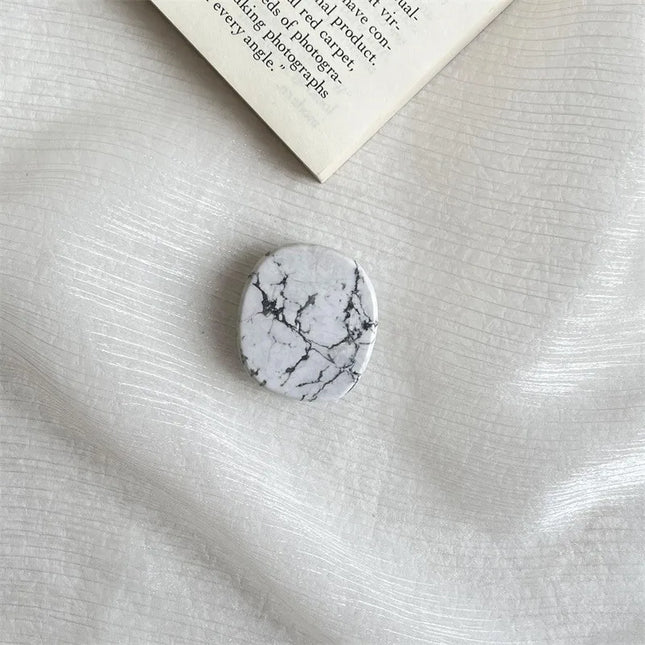 Natural Stone Marble Phone Ring Holder Finger Stand