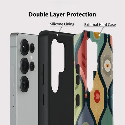 Fashion Art Painting Pattern Acrylic TPU Shockproof Case for Samsung Galaxy S23–S25 Series