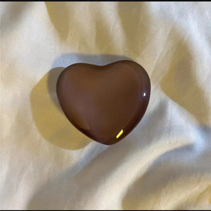 Crystal Heart Phone Ring Holder Finger Stand