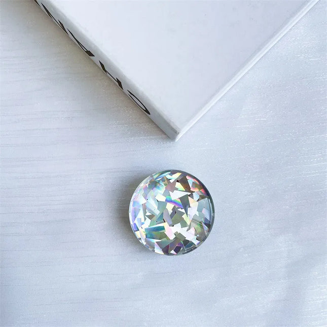 3D Clear Crystal Ball Expanding Phone Holder Stand