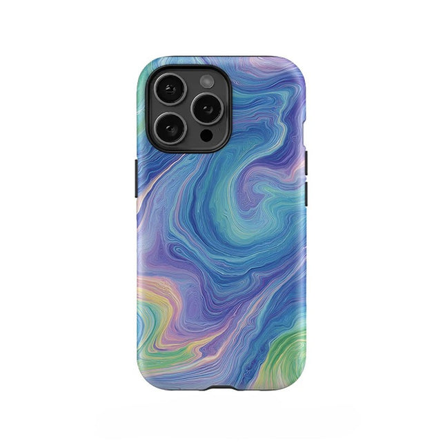 Painting Shockproof Soft Double-Layer TPU Case for iPhone 11–16 Pro Max