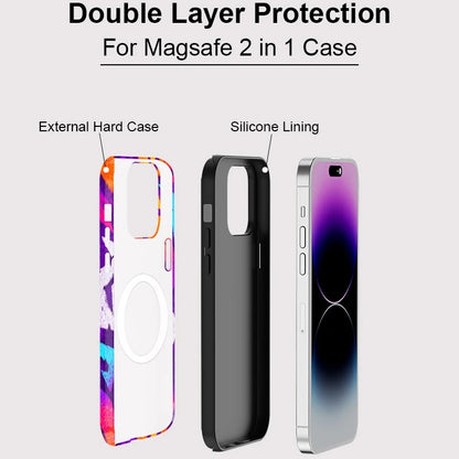 Colourful Art Painting MagSafe Shockproof iPhone Case for iPhone 11–16 Pro Max