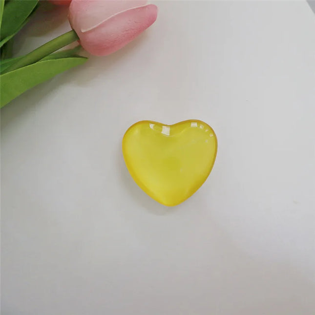 Crystal Heart Phone Ring Holder Finger Stand