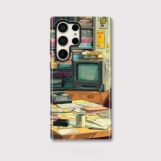 Painting Pattern Double-Layer Shockproof Case for Samsung Galaxy S23–S25 Series