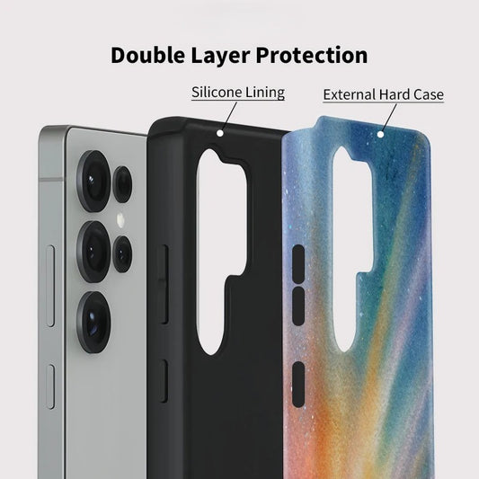 Lovely Boy Shockproof Phone Case for Samsung Galaxy S23–S25