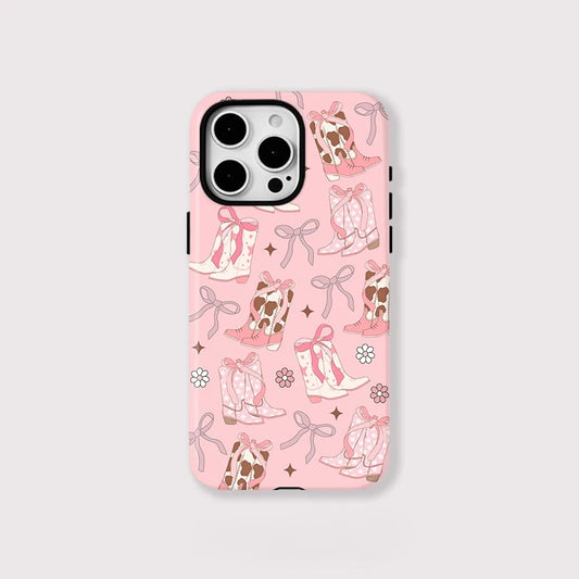 Pink Bowknot MagSafe Shockproof iPhone Case for iPhone 11–16 Pro Max