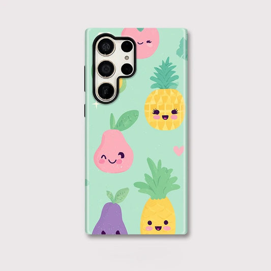 Fruit Pattern Shockproof Phone Case for Samsung Galaxy S23–S25