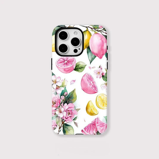 Luxury Flower and Fruits Pattern MagSafe Shockproof iPhone Case for iPhone 11–16 Pro Max