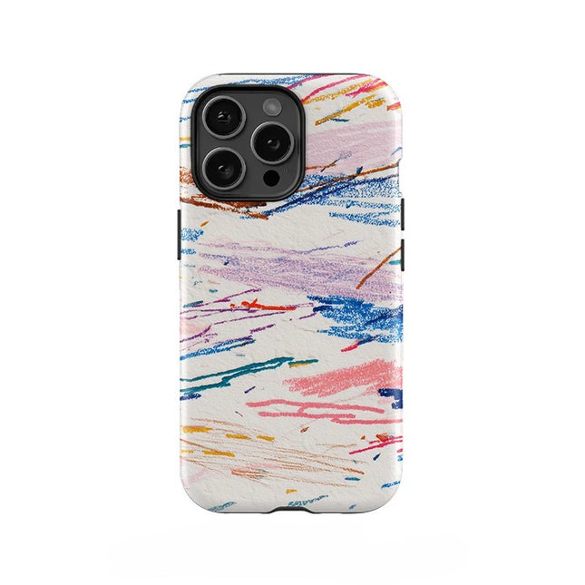 Luxury Painting Shockproof Soft TPU Case for iPhone 11–16 Pro Max